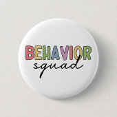 行動班 |動作セラピストABAセラピスト 缶バッジ (正面)