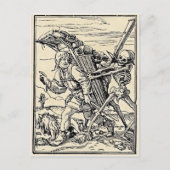行商人のはがき、死の踊り ポストカード (正面)
