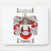 行商人の家紋-行商人の紋章付き外衣 マウスパッド (正面)