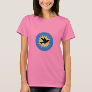 行商人の海のタカ: 飛魚座(女の子)のTシャツ Tシャツ