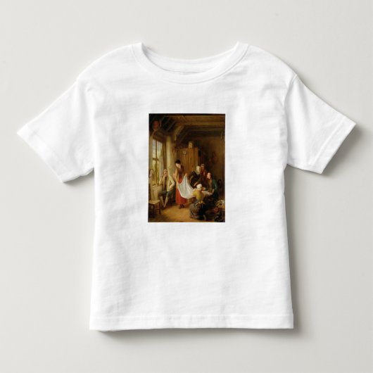 行商人1814年(パネルの油) トドラーTシャツ (正面)