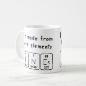 行定期テーブル名mag コーヒーマグカップ (正面左)
