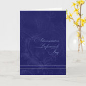 行政エレガントプロフェッショナルの日 カード (黄色い花)