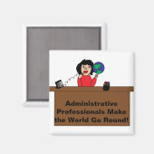 行政プロフェッショナルの世界磁石 マグネット (正面/裏面)