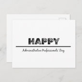 行政プロフェッショナルの日 ポストカード (正面/裏面)
