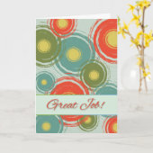 行政プロフェッショナルデーコンテンポラリーArt カード (黄色い花)