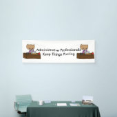 行政プロフェッショナル保事項 横断幕 (トレードショー)