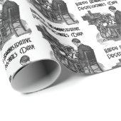 行政プロフェッショナル日男性型技師芸術 ラッピングペーパー (ロールコーナー)