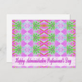 行政プロフェッショナル日 ポストカード (正面/裏面)