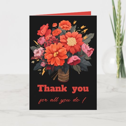 行政上のプロフェッショナルの日 サンキューカード (正面)