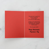 行政上のプロフェッショナルの日 サンキューカード (内部)