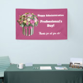 行政上のプロフェッショナルの日 横断幕 (トレードショー)