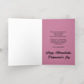 行政上のプロフェッショナルの日 箔グリーティングカード (内側レイダウン)