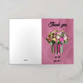 行政上のプロフェッショナルの日 箔グリーティングカード (外側レイダウン)