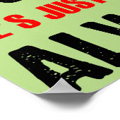 行政上正しいパパの常に権利ポスター印 ポスター (角)