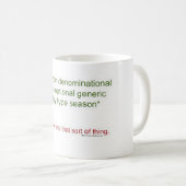 行政上正しい休日 コーヒーマグカップ (正面右)