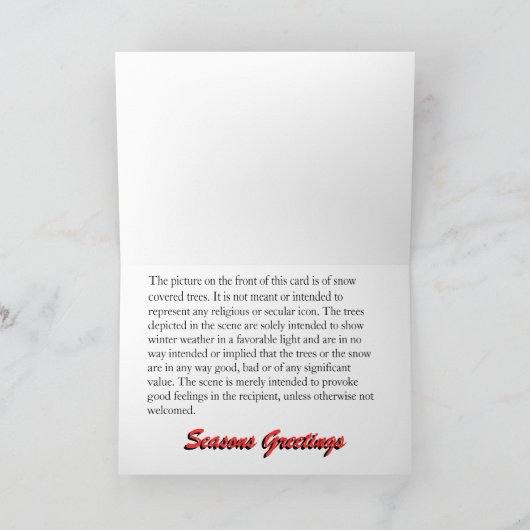 行政上正しい休日 シーズンカード (内部)