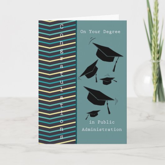 行政学位取得カード カード (正面)