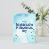 行政専門職の日 ポストカード (スタンド正面)