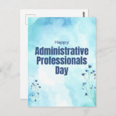 行政専門職の日 ポストカード (正面/裏面)