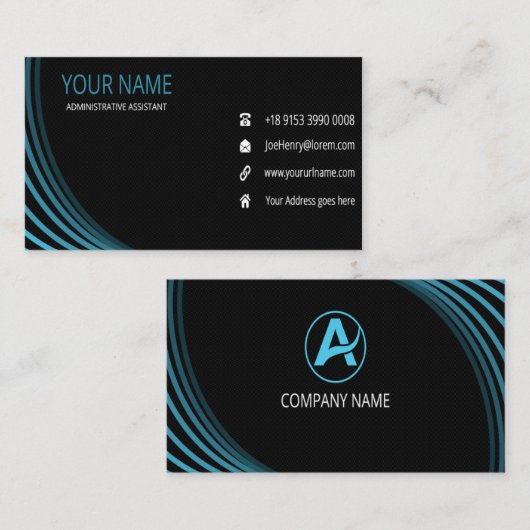 行政補助人 名刺 (正面/裏面)