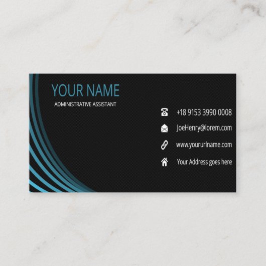 行政補助人 名刺 (正面)