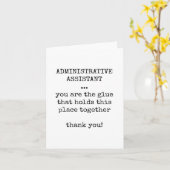 行政補助感謝カード カード (黄色い花)