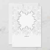 行方不明のピース フォト 養子縁組 招待状 (裏面)