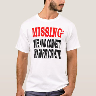 行方不明の妻の報酬コルベット Tシャツ