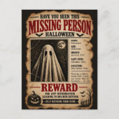行方不明の幽霊 ハロウィン ポストカード (正面)