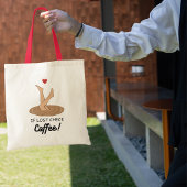 行方不明の時はコーヒーを探せ 面白い コーヒー好き アート トートバッグ