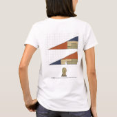 行方不明の正方形のパズルは叫ばせます Tシャツ (裏面)