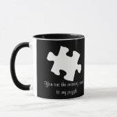 行方不明の部分のマグ マグカップ (左)