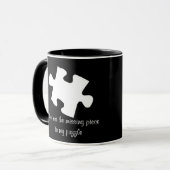 行方不明の部分のマグ マグカップ (正面左)