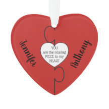 行方不明の部分はクリスマスのアクリルのオーナメントをつなぎます