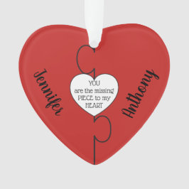 行方不明の部分はクリスマスのアクリルのオーナメントをつなぎます オーナメント