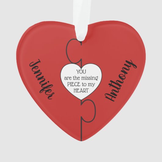 行方不明の部分はクリスマスのアクリルのオーナメントをつなぎます オーナメント (裏面)