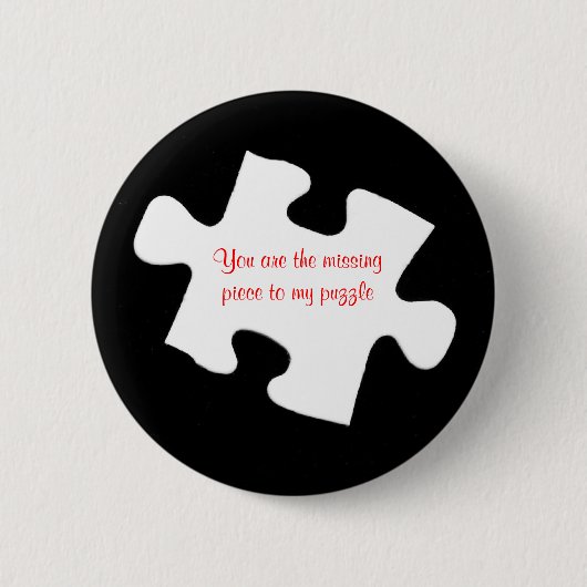 行方不明の部分ボタン 缶バッジ (正面)