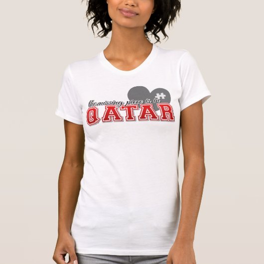 行方不明の部分 Tシャツ (正面)
