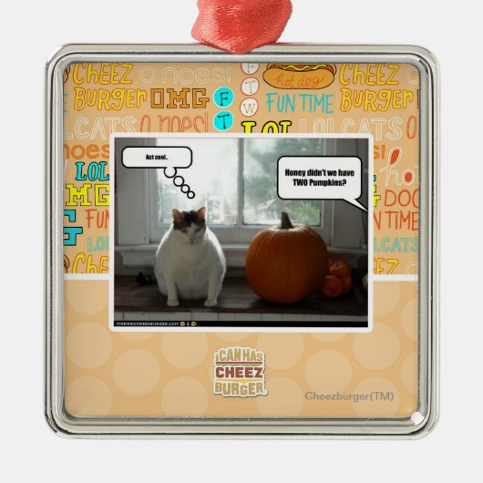 行為のカッコいい メタルオーナメント (正面)