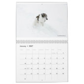 行為のカレンダーの絹のWindhounds カレンダー (1月 2027)