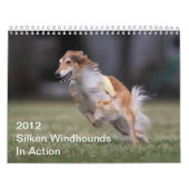 行為のカレンダーの2012絹のWindhounds カレンダー (カバー)