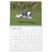 行為のカレンダーの2012絹のWindhounds カレンダー (2月 2027)