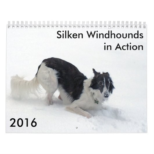 行為のカレンダーの9 2016絹のWindhounds カレンダー (カバー)
