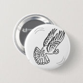 行為のローラーハト 缶バッジ (正面&裏面)