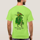 行為のワイシャツのウィリアムの元帥 Tシャツ (裏面)