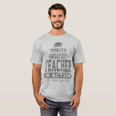 行為の世界ですばらしい先生 Tシャツ (正面フル)