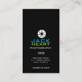 行為の打撃のカメラマンで311つかまえられる 名刺 (裏面)