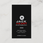 行為の打撃のカメラマンで311つかまえられる 名刺 (裏面)