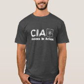 行為の暗闇のワイシャツのCIAの屈折 Tシャツ (正面)